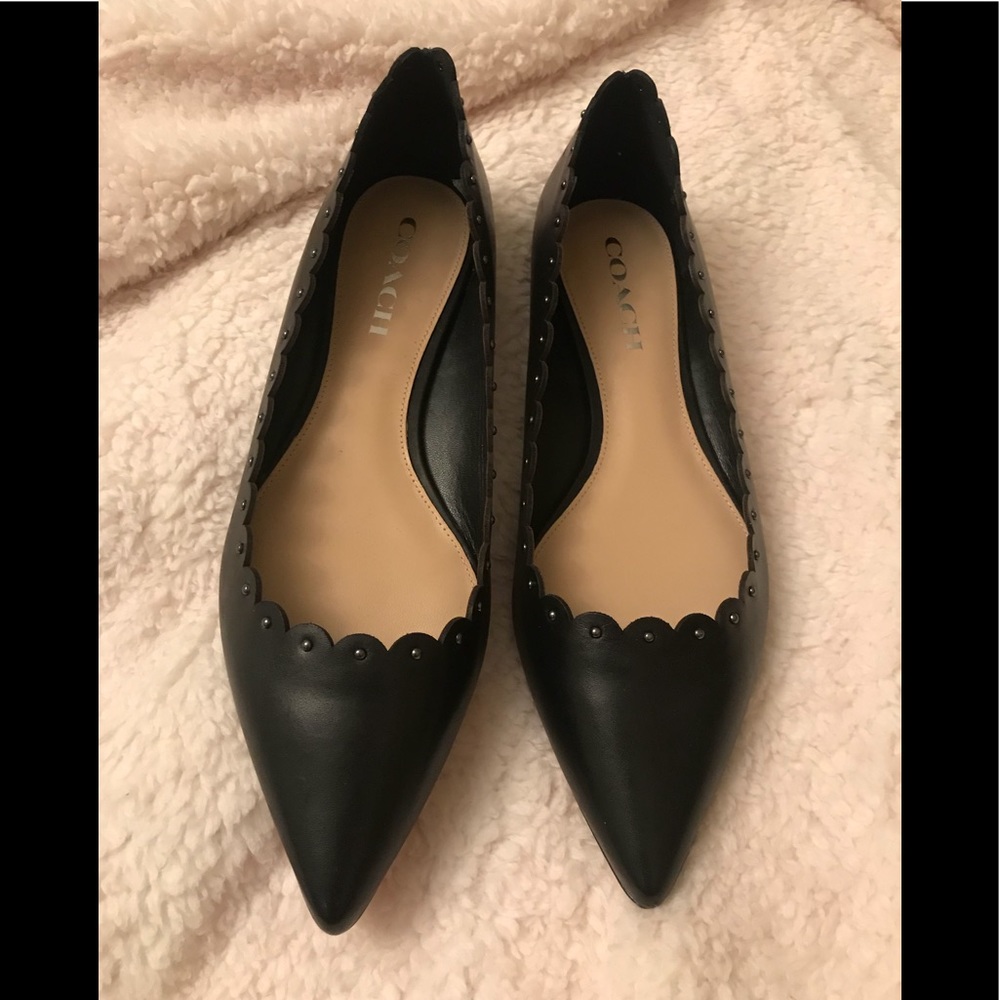 Coach Jill leather flats